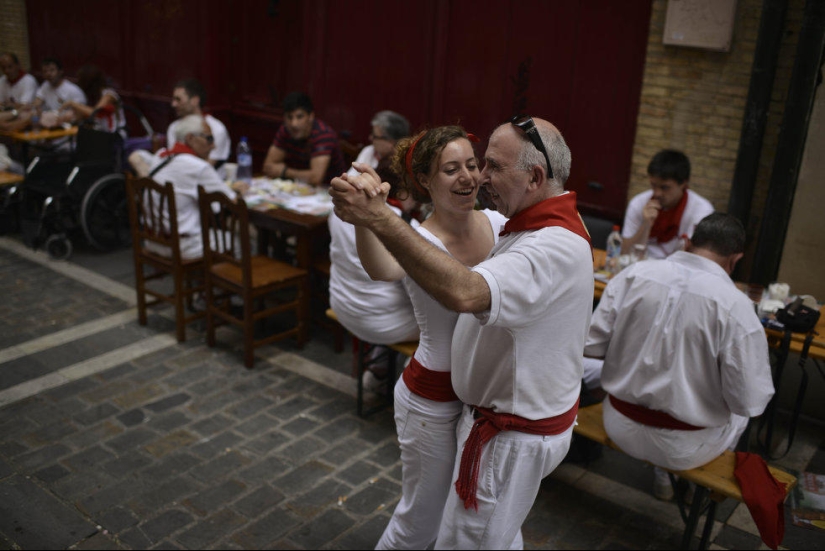 Las imágenes más emotivas de las fiestas españolas San Fermín 2013