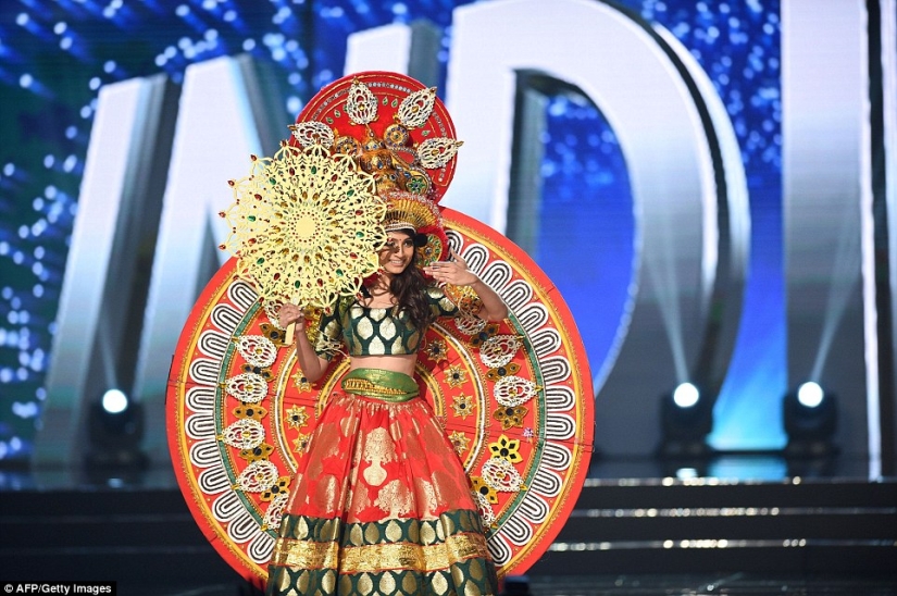 Las participantes del certamen Miss Universo 2016 mostraron sus versiones de trajes nacionales