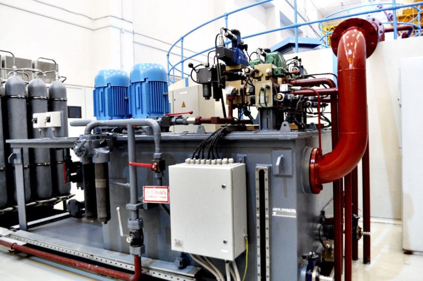 Launch of a hydraulic unit at the Lesogorskaya HPP