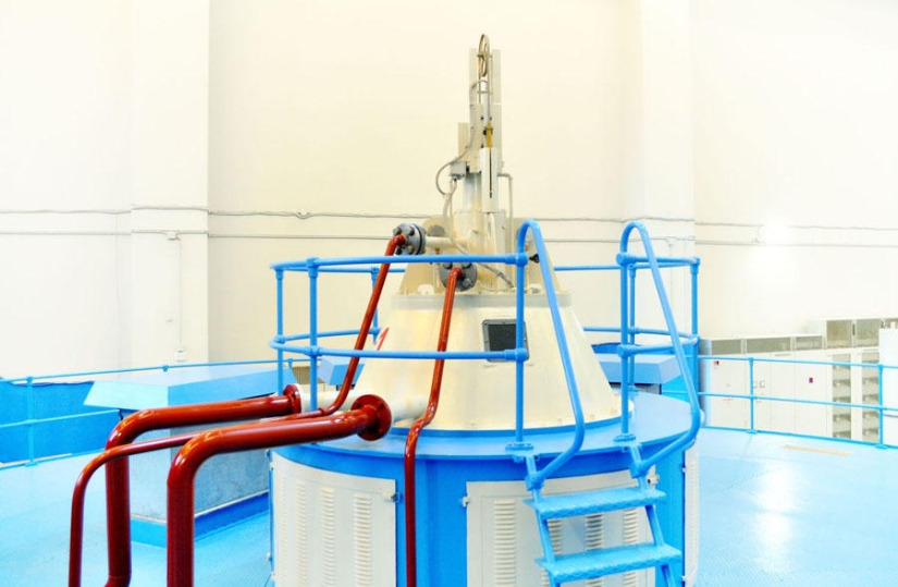 Launch of a hydraulic unit at the Lesogorskaya HPP