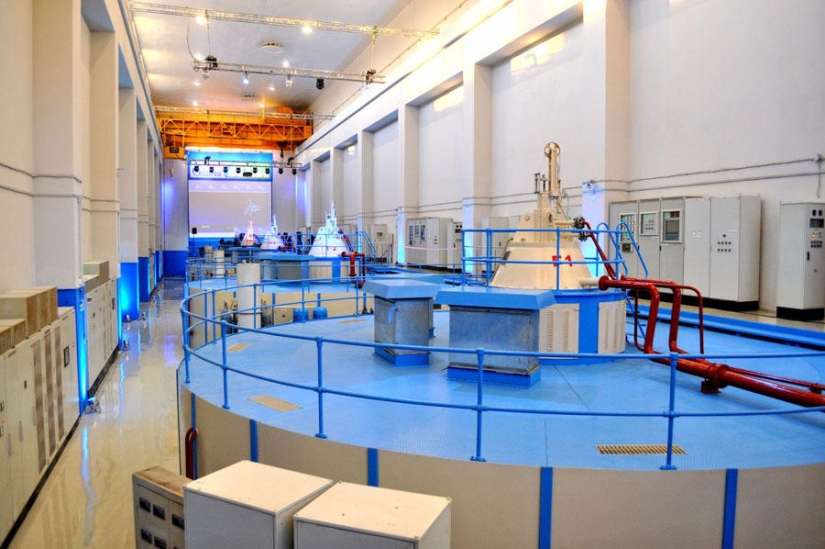Launch of a hydraulic unit at the Lesogorskaya HPP