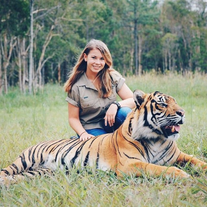 Legendary Steve Irwin's daughter is following in her father's footsteps Legendary Steve Irwin's daughter is following in her father's footsteps