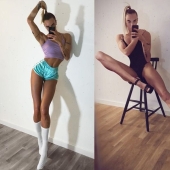 Legs 108 centimeters long: fitness beauty Iya Ostergren fell in love with her figure the whole world