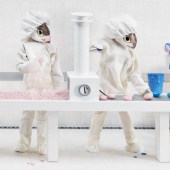 Les Temps Modernes is a whimsical project that parodies modern society