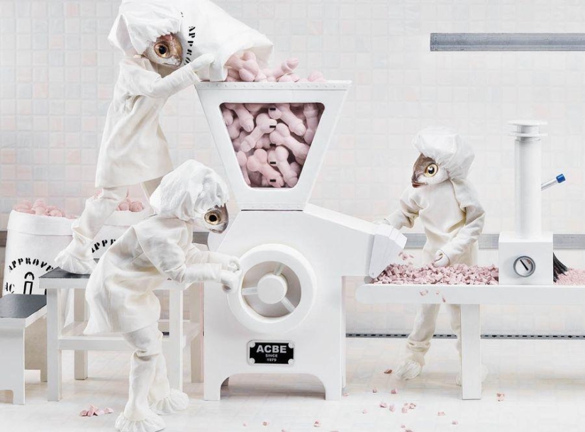 Les Temps Modernes is a whimsical project that parodies modern society Les Temps Modernes is a whimsical project that parodies modern society