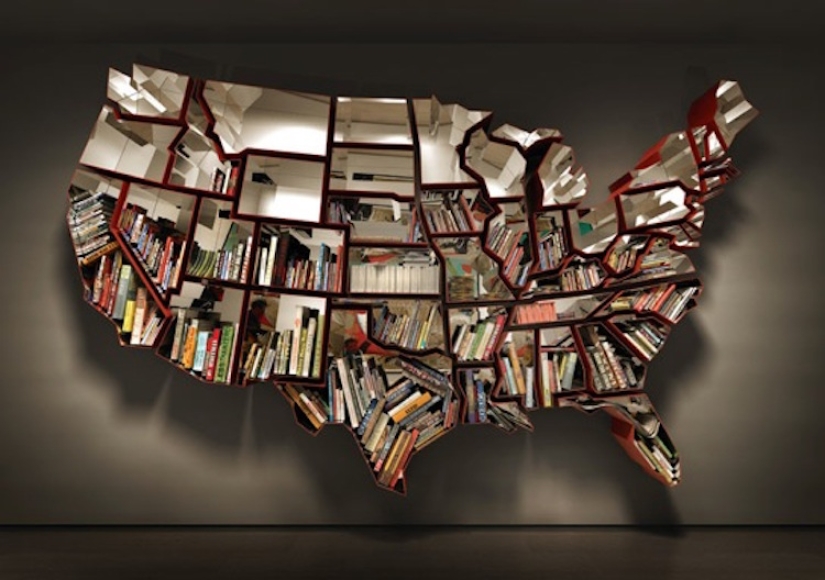Librerías creativas que agregarán un toque a un interior aburrido Librerías creativas que agregarán un toque a un interior aburrido