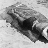 Life on the Beach: Hollywood's Golden Era Stars in a Black and White Album of Beach Glamor Photos