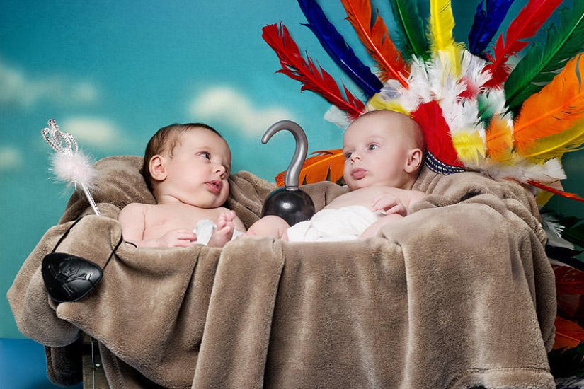 Lindos bebés en un fabuloso proyecto fotográfico.