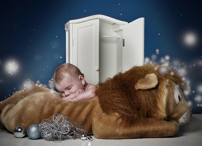 Lindos bebés en un fabuloso proyecto fotográfico.