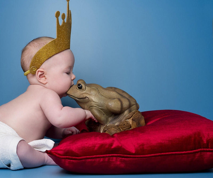 Lindos bebés en un fabuloso proyecto fotográfico.