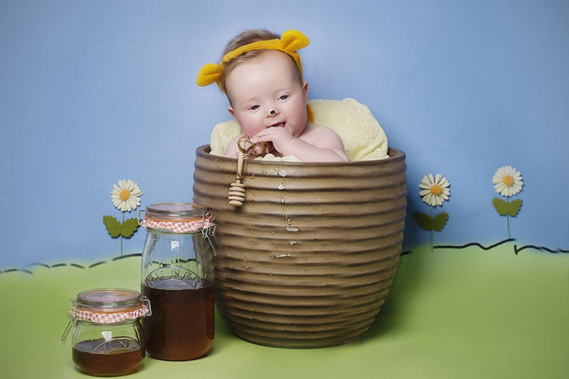 Lindos bebés en un fabuloso proyecto fotográfico.