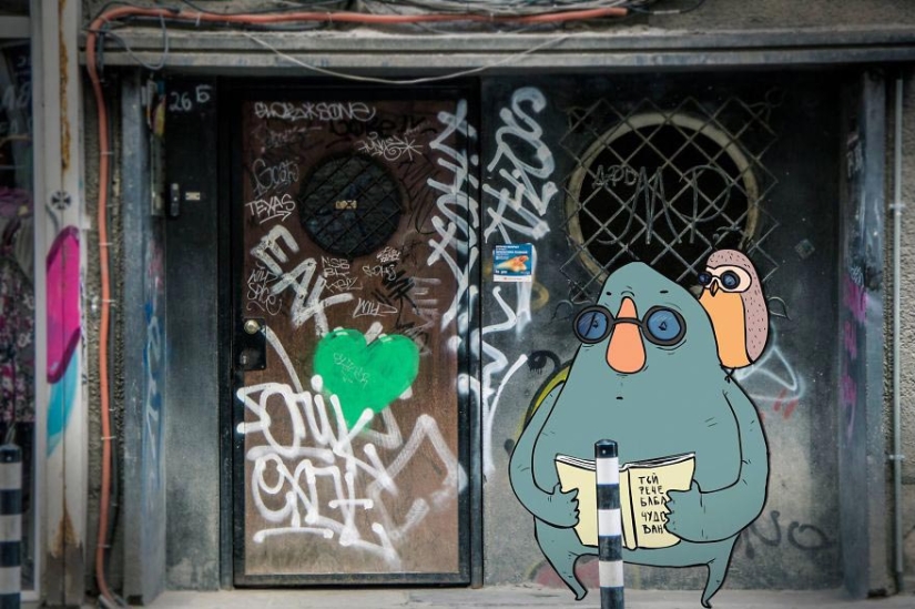 Lindos y perezosos: los monstruos del ilustrador búlgaro que se han apoderado de toda la ciudad Lindos y perezosos: los monstruos del ilustrador búlgaro que se han apoderado de toda la ciudad