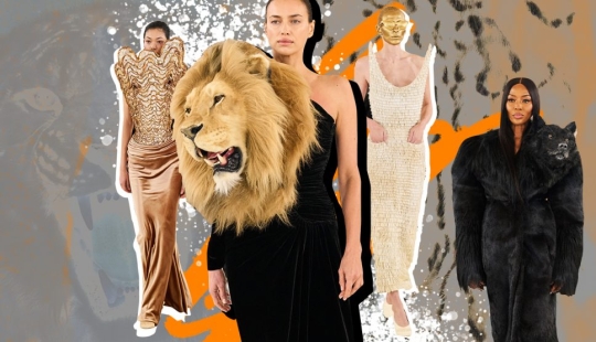 Lobos, leones y leopardos de las nieves: cómo transcurrió el desfile de alta costura de Schiaparelli y por qué la marca está al borde del escándalo