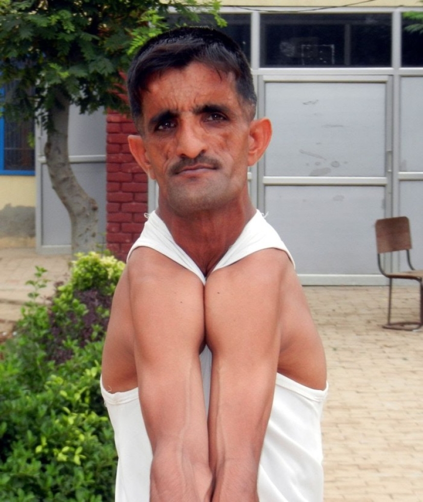 Looks like we found a live rubber man! This is a must see!