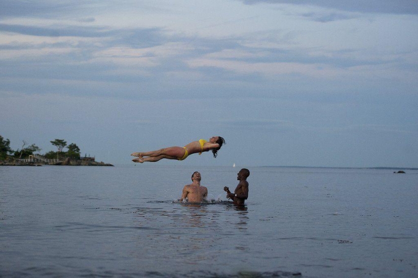 Los bailarines de ballet se divierten Los bailarines de ballet se divierten
