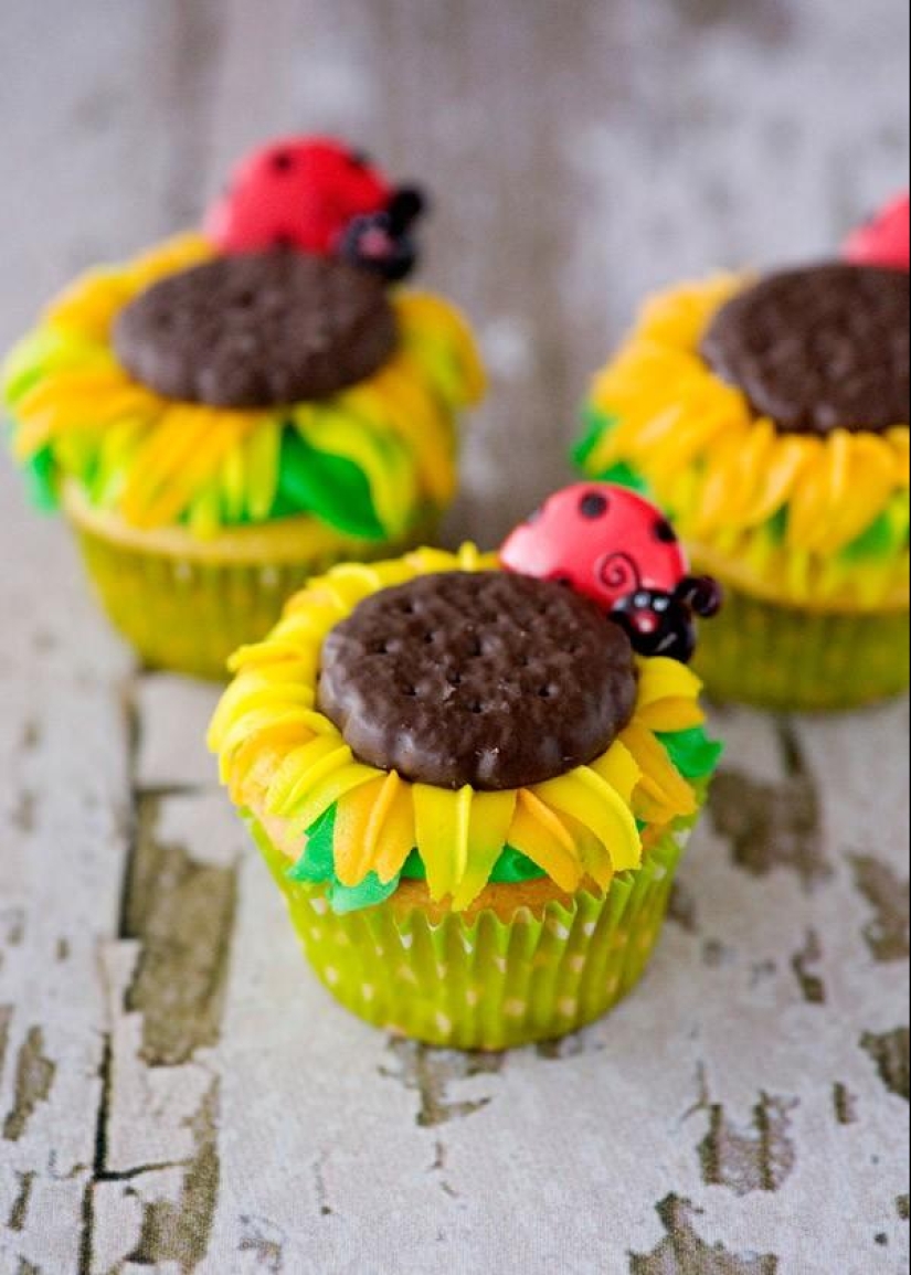 Los cupcakes más bonitos e intrincados.