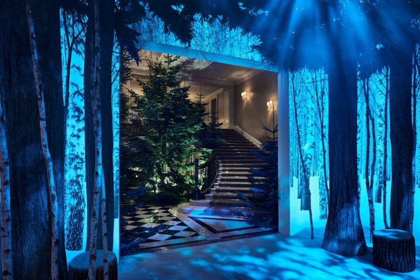 Los diseñadores de Apple han transformado un hotel de Londres para Navidad