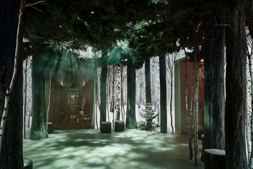 Los diseñadores de Apple han transformado un hotel de Londres para Navidad