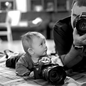 Los hijos de estas fotografías son la viva imagen de los padres. Y viceversa