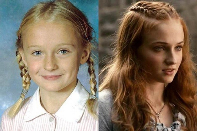 Los protagonistas de la serie &quot;Juego de Tronos&quot; en la infancia y adolescencia