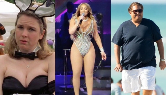 Lost the battle for the press and waist: 9 ever-growing and losing weight stars