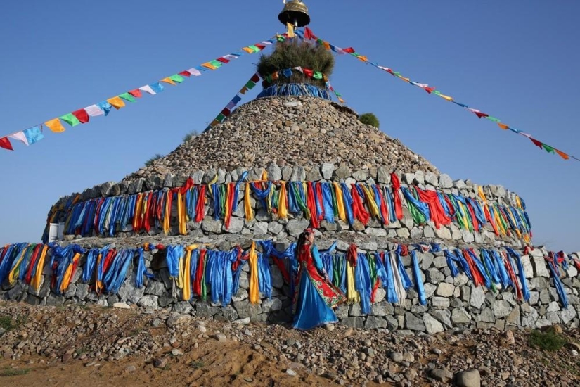 Loto en el desierto de Xiangshawan