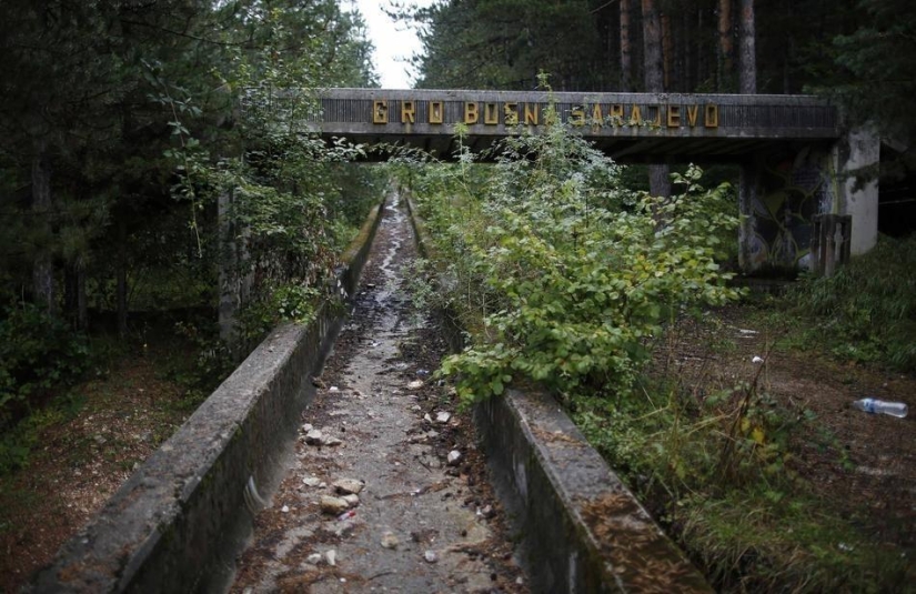 Lugares abandonados de gloria olímpica en Sarajevo