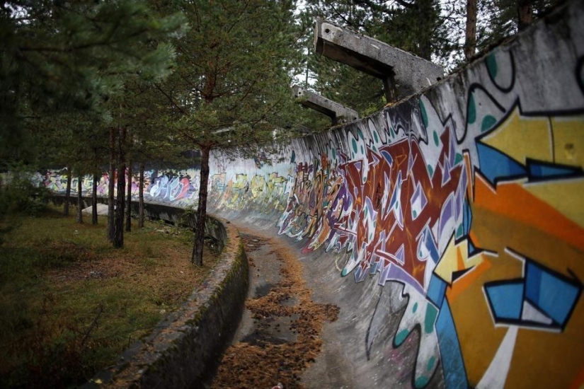 Lugares abandonados de gloria olímpica en Sarajevo