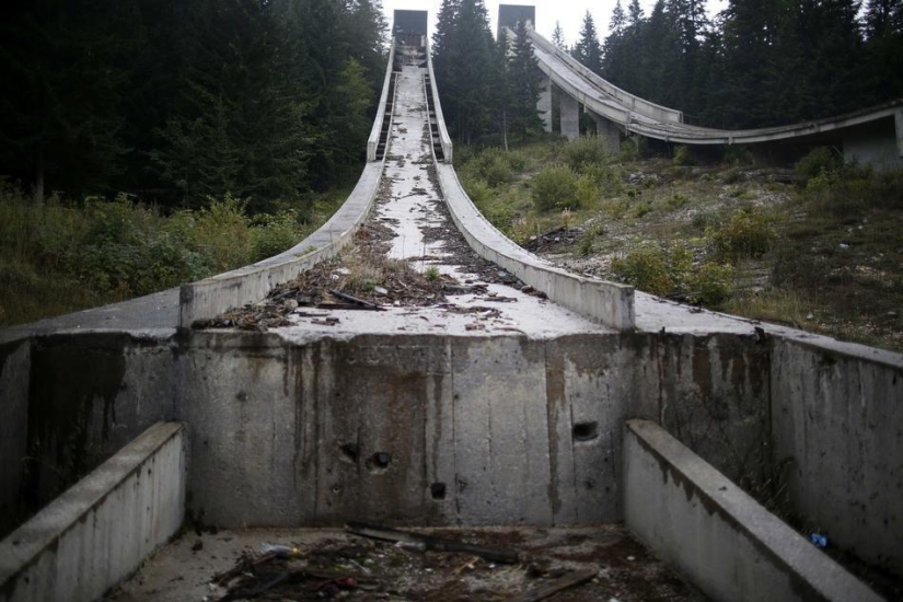 Lugares abandonados de gloria olímpica en Sarajevo
