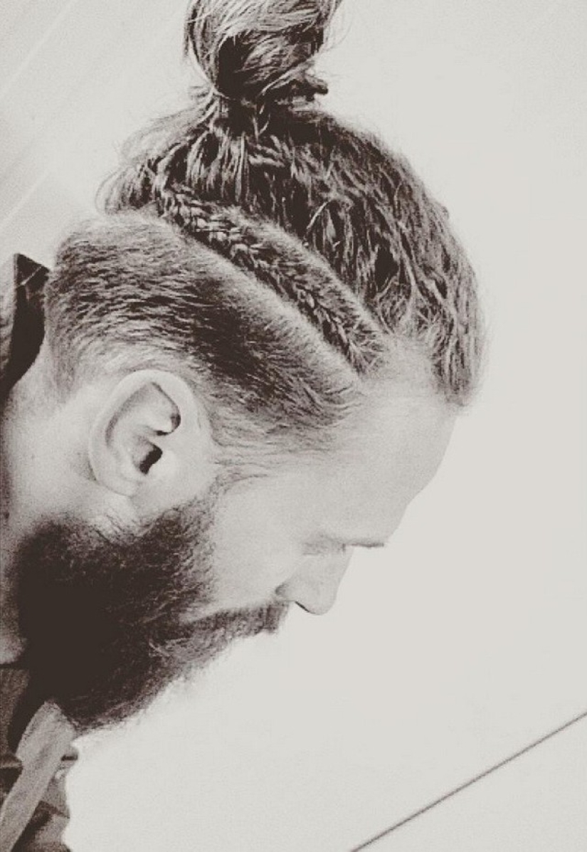 Luxurious braids - a new trend among men&#39;s hairstyles
