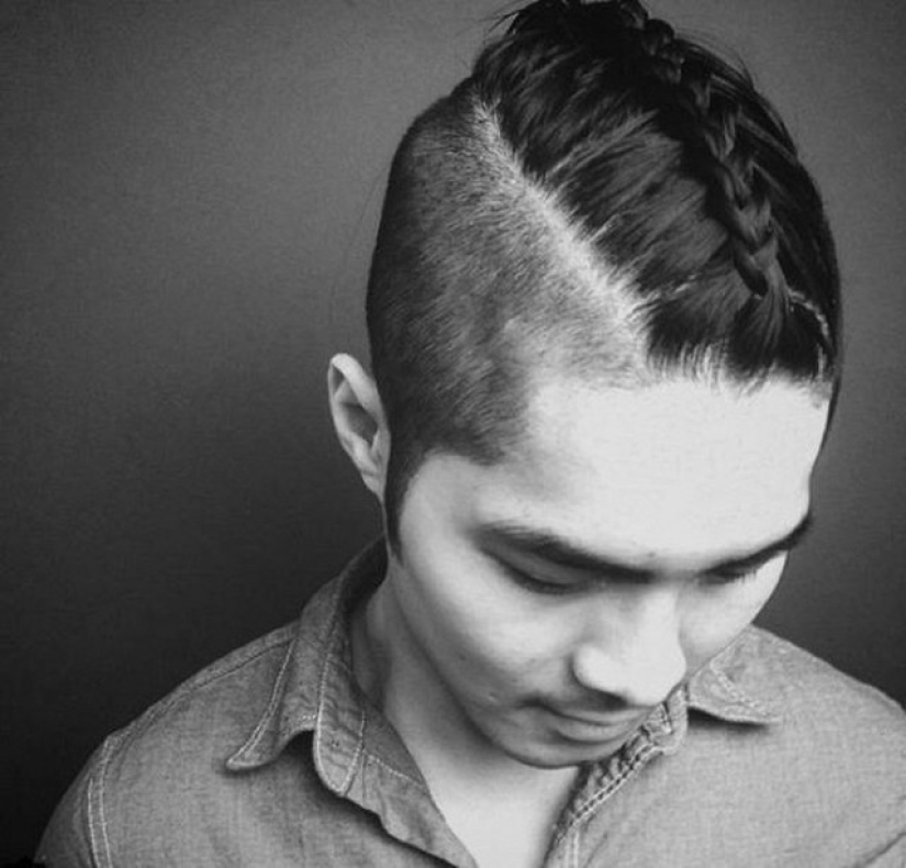 Luxurious braids - a new trend among men&#39;s hairstyles