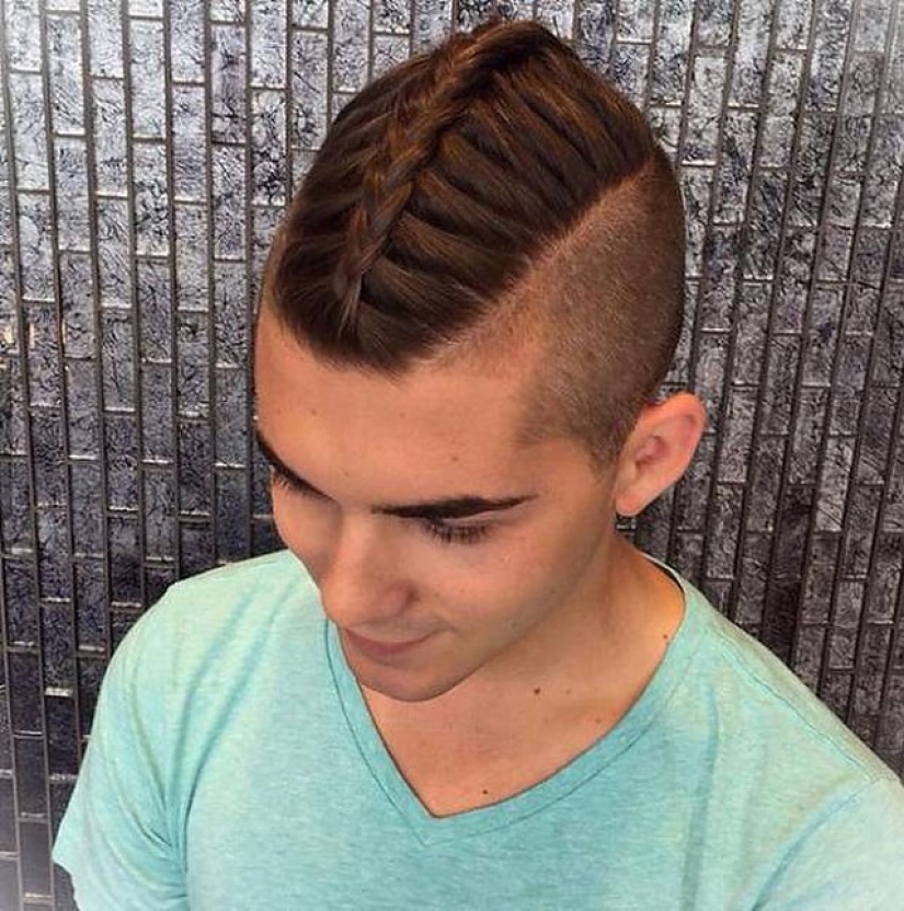 Luxurious braids - a new trend among men&#39;s hairstyles