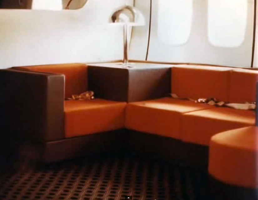 Luxury flight in the seventies on a Boeing 747 Luxury flight in the seventies on a Boeing 747