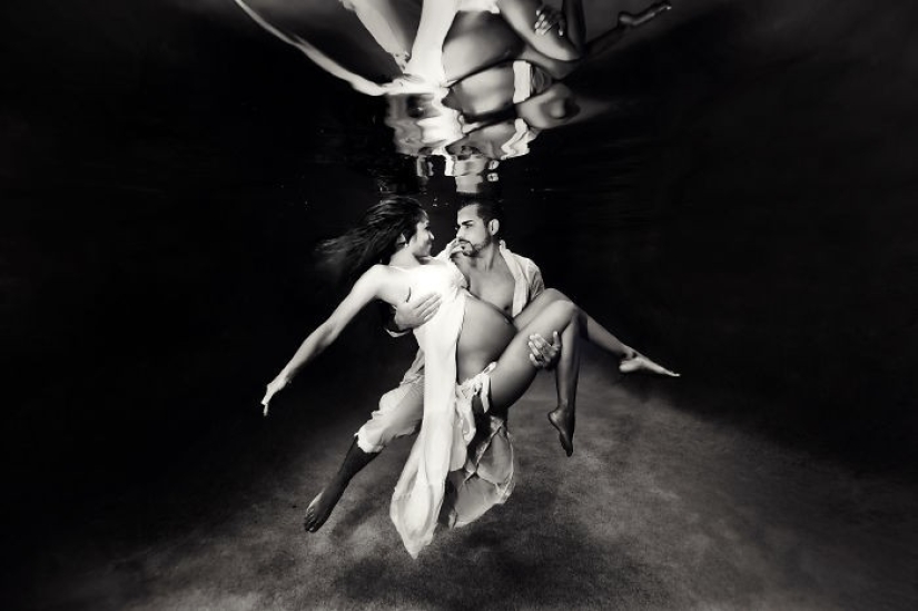 Madres submarinas: fotos encantadoras del maestro estadounidense.