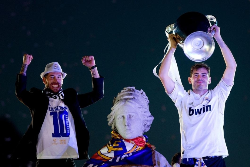 Madrid celebrates Real Madrid victory