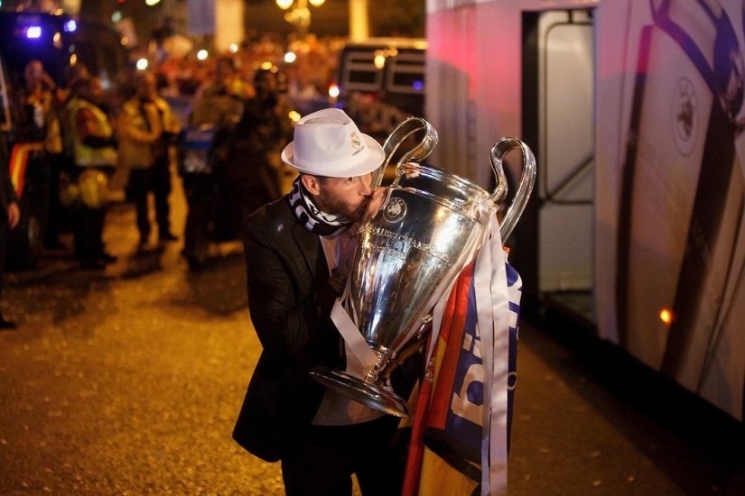 Madrid celebrates Real Madrid victory