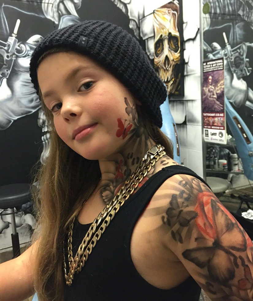 Maestro de Nueva Zelanda hace hermosos tatuajes para niños enfermos Maestro de Nueva Zelanda hace hermosos tatuajes para niños enfermos