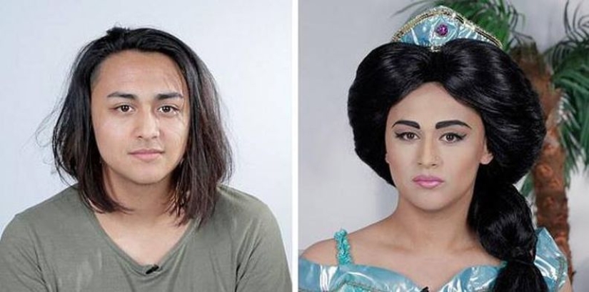 Makeup Artist Turned These Five Guys Into Beautiful Disney Princesses Makeup Artist Turned These Five Guys Into Beautiful Disney Princesses