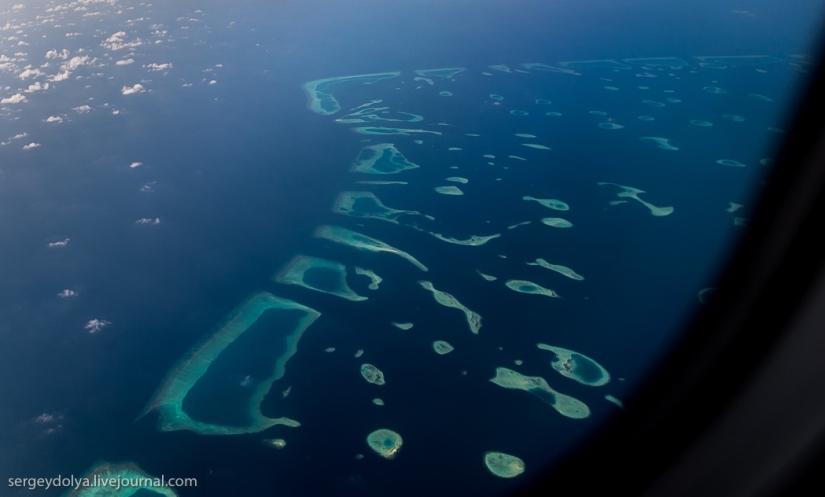 Maldives from a bird's eye view Maldives from a bird's eye view