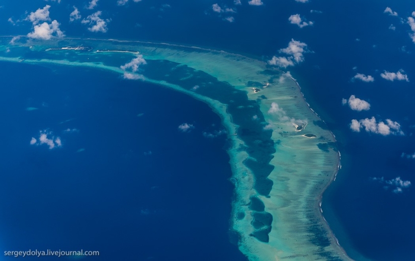 Maldives from a bird's eye view Maldives from a bird's eye view