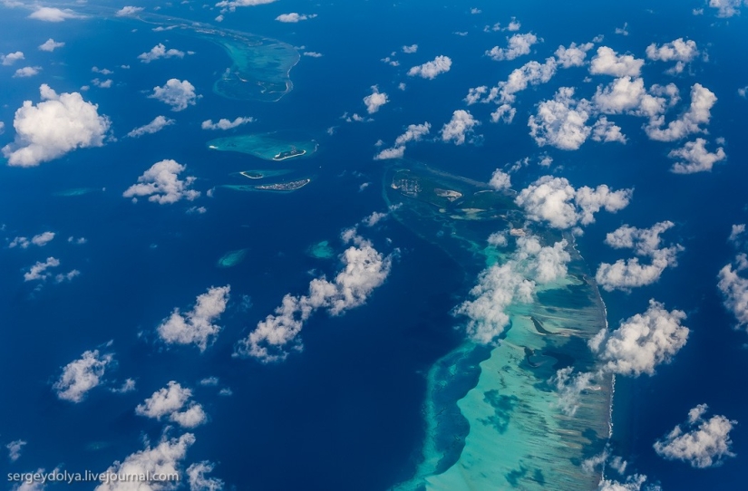 Maldives from a bird's eye view Maldives from a bird's eye view