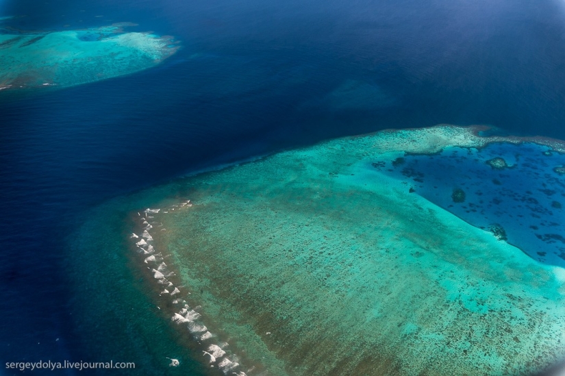 Maldives from a bird's eye view Maldives from a bird's eye view