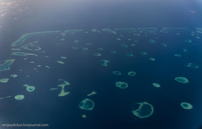 Maldives from a bird's eye view Maldives from a bird's eye view
