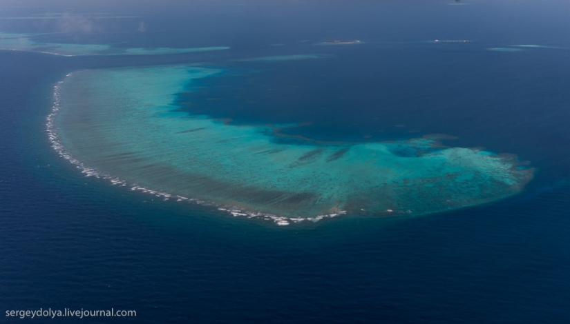 Maldives from a bird's eye view Maldives from a bird's eye view