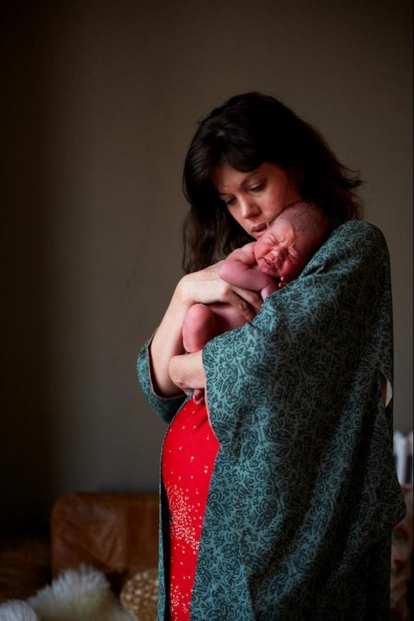 Mamás con niños de un día