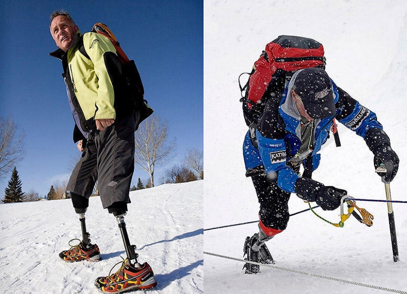 Mark Inglis: primer escalador en alcanzar la cumbre del Everest sin piernas