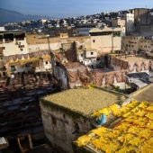 Marruecos: talleres de cuero de Fes
