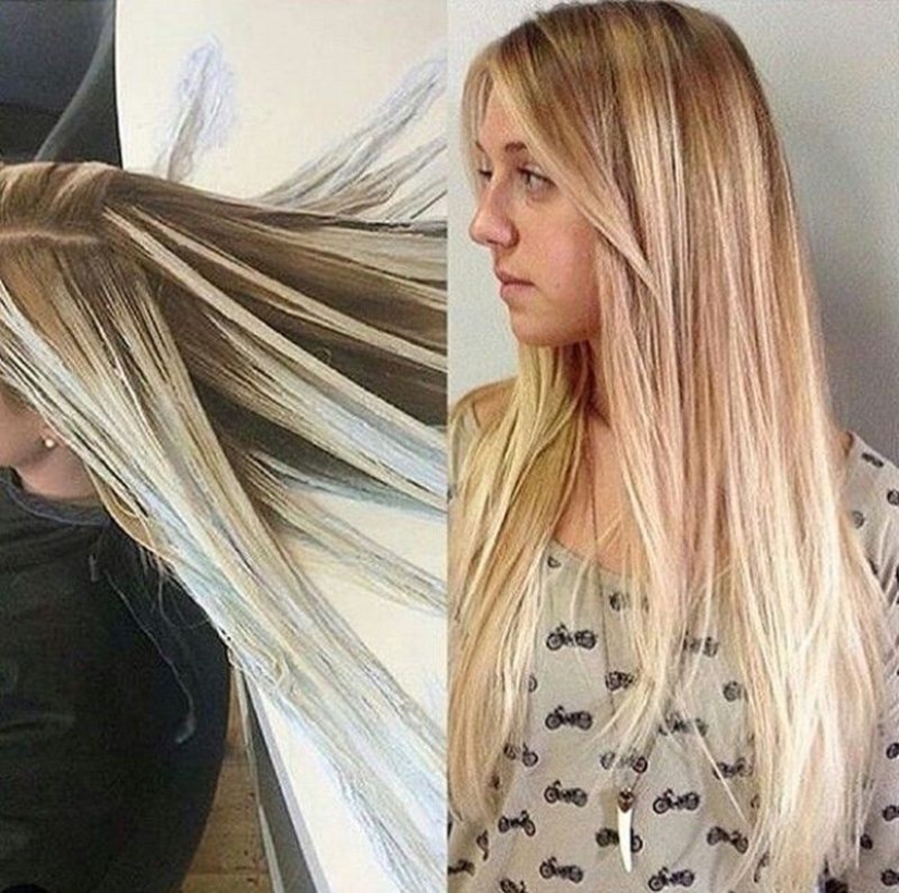 “Mermaid hair” is a new beauty trend from social networks