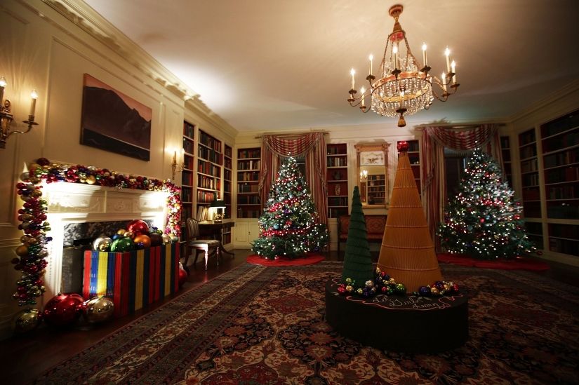 Michelle Obama ha decorado la Casa Blanca por Navidad por última vez