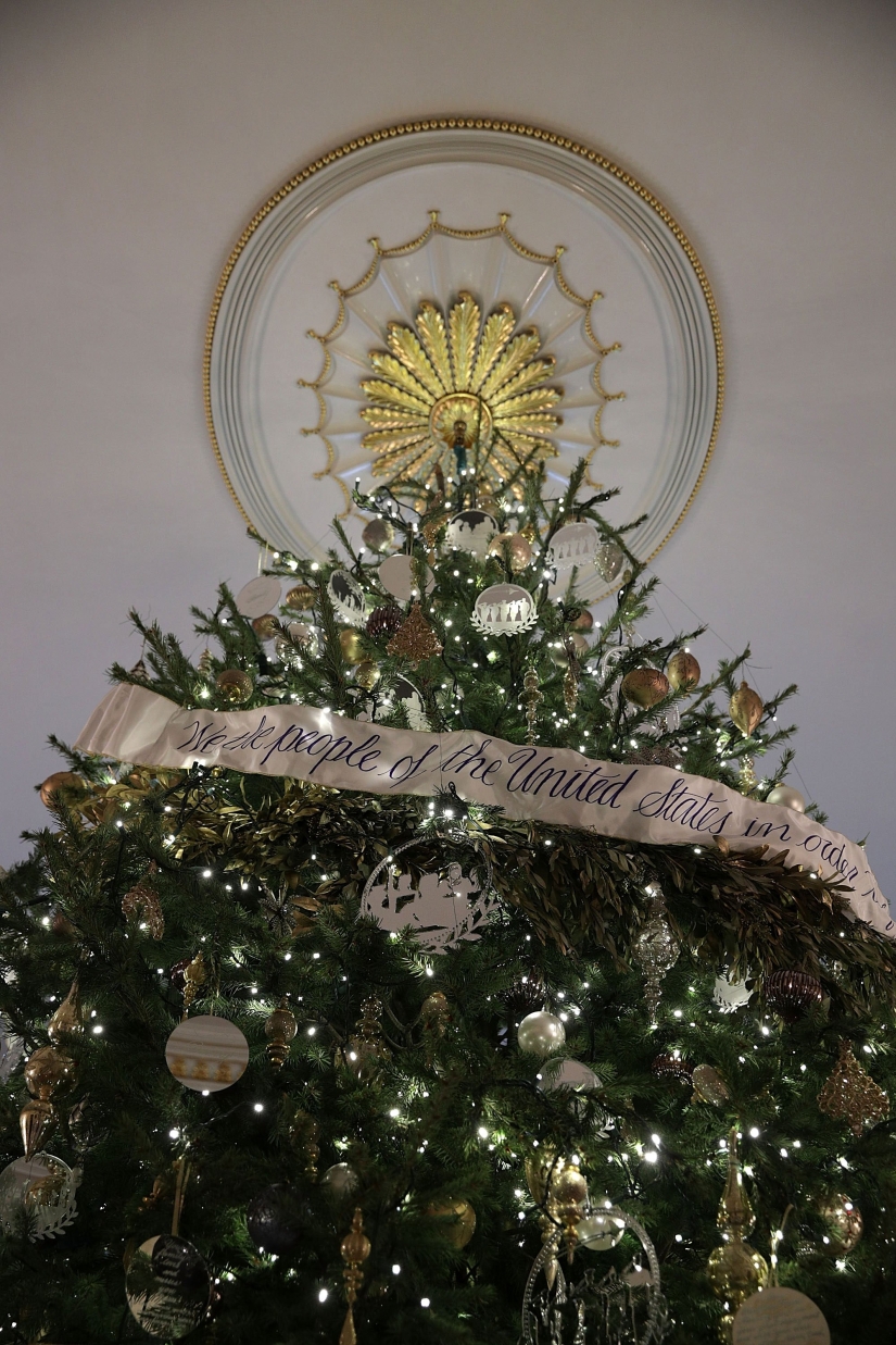 Michelle Obama ha decorado la Casa Blanca por Navidad por última vez